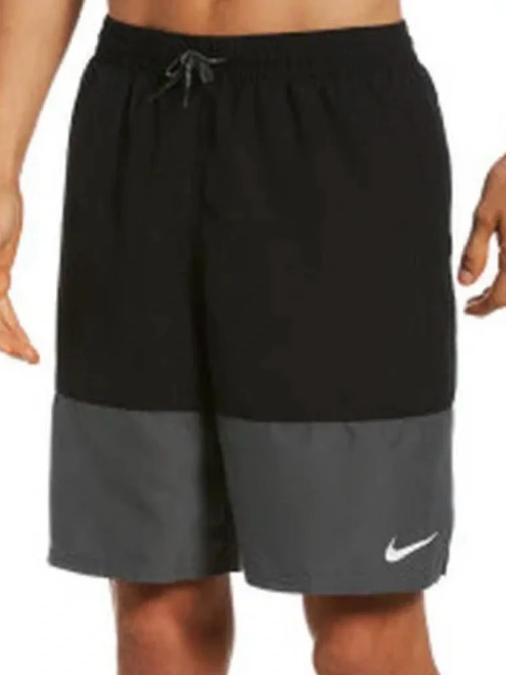 Nike Men's Split 9” Volley Swim Trunks  Black  XL